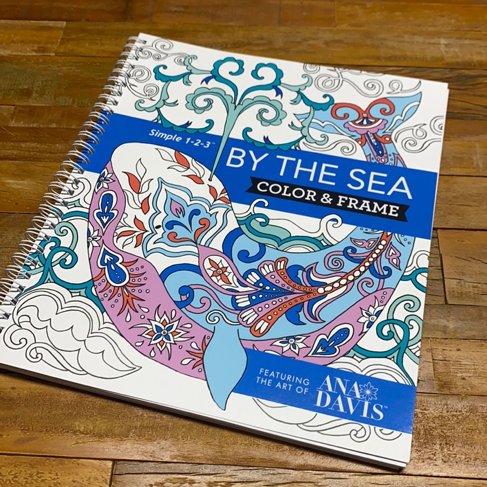 Color & Frame - By the Sea Adult Coloring Book